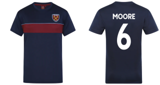 West Ham United FC Bobby Moore tričko modré pánske