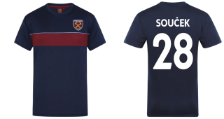 West Ham United FC Tomáš Souček tričko modré pánske