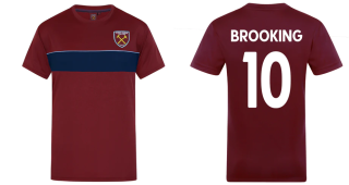West Ham United FC Trevor Brooking tričko bordové pánske
