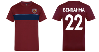West Ham United FC Saïd Benrahma tričko bordové pánske