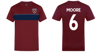 West Ham United FC Bobby Moore tričko bordové pánske