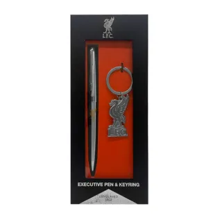 Liverpool FC set v darčekovej krabičke - pero + prívesok na kľúče