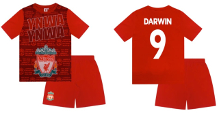 Liverpool FC Darwin Núñez pyžamo červené detské