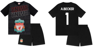 Liverpool FC Alisson Becker pyžamo čierne detské