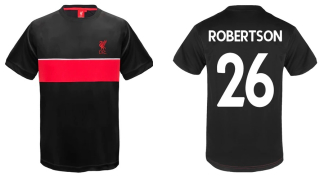 Liverpool FC Andrew Robertson tréningové tričko čierne detské