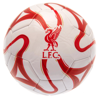 Liverpool FC futbalová lopta biela - SKLADOM