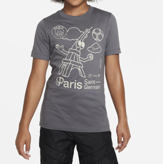 Nike Air Paris Saint Germain - PSG tričko šedé detské