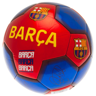 FC Barcelona lopta s podpismi