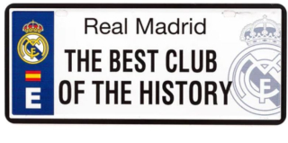 Real Madrid značka do auta - SKLADOM