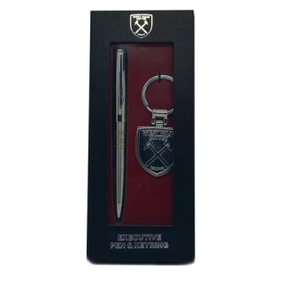 West Ham United FC set v darčekovej krabičke - pero + prívesok na kľúče