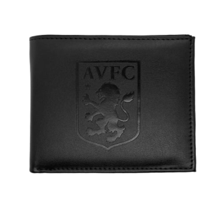 Aston Villa FC kožená peňaženka čierna