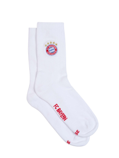 FC Bayern München - Bayern Mníchov ponožky biele (3 páry v balení) - SKLADOM