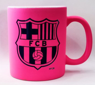 FC Barcelona hrnček ružový