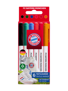 FC Bayern München - Bayern Mníchov farby na textil (6 ks v balení)