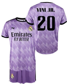 Real Madrid Vinícius Júnior set detský - dres + kraťasy (2022-23) - ofic.replika