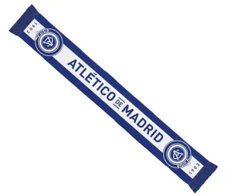 Atlético Madrid pletený šál modro-biely