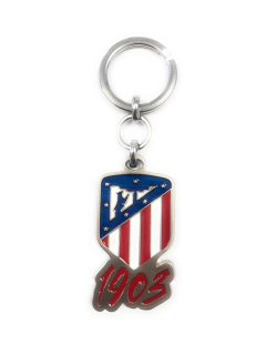 Atlético Madrid prívesok na kľúče kovový