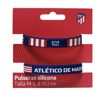 Atlético Madrid náramok (2 ks v balení)