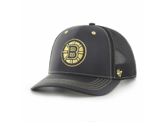 '47 Brand Boston Bruins Trucker šiltovka čierna