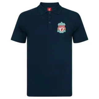 Liverpool FC polokošeľa pánska modrá