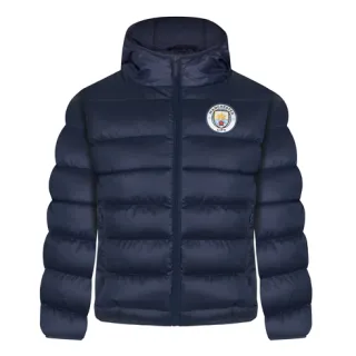 Manchester City zimná bunda modrá detská