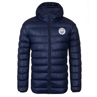 Manchester City zimná bunda modrá pánska