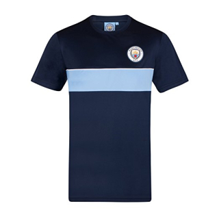 Manchester City tréningové tričko modré pánske