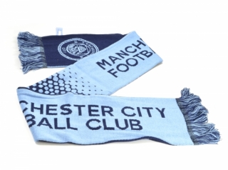 Manchester City pletený šál - SKLADOM