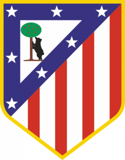 Atlético Madrid nálepka 8x10,2 cm - SKLADOM