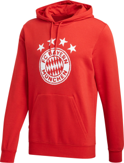 Adidas FC Bayern München - Bayern Mníchov mikina červená pánska - SKLADOM
