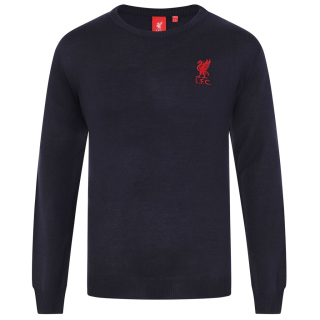 Liverpool FC pletený sveter modrý pánsky - SKLADOM