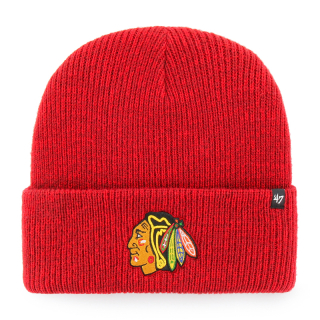'47 Brand Chicago Blackhawks pletená zimná čiapka červená - SKLADOM