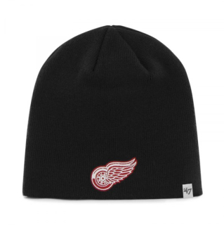 '47 Brand Detroit Red Wings pletená zimná čiapka čierna
