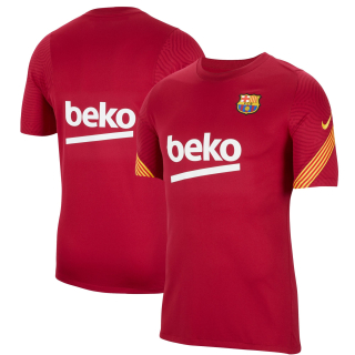 Nike FC Barcelona tréningový dres červený pánsky 2020-2021