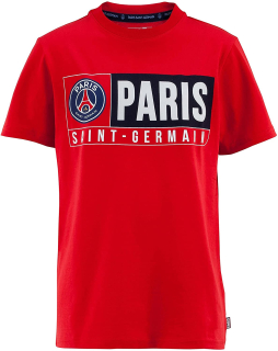 Paris Saint Germain - PSG tričko červené detské