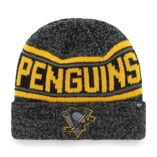 '47 Brand Pittsburgh Penguins pletená zimná čiapka šedá