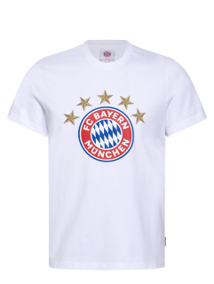 FC Bayern München - Bayern Mníchov tričko biele pánske - SKLADOM