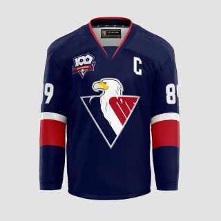 HC Slovan dres modrý pánsky (2021-22) - oficiálna replika s vyšívaným logom