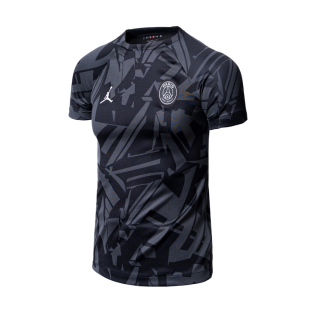 Nike Jordan Paris Saint-Germain PSG predzápasový dres čierny detský 2022-2023
