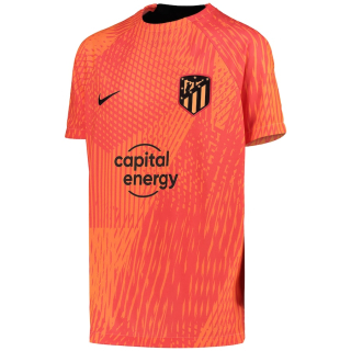 Nike Atlético Madrid predzápasový dres oranžový detský 2022-2023