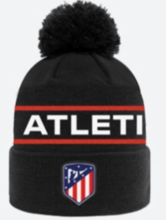 Atlético Madrid zimná čiapka čierna