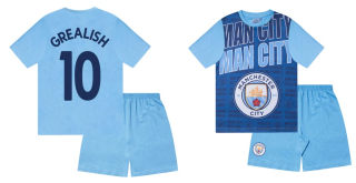 Manchester City Jack GREALISH pyžamo modré detské