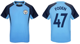Manchester City Phil FODEN tréningové tričko modré detské