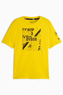 Puma Borussia Dortmund BVB 09 tričko žlté pánske