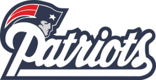 New England Patriots nálepka 10 x 5,1 cm