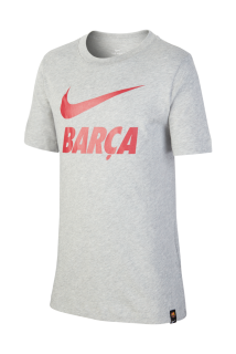 Nike FC Barcelona tričko šedé detské