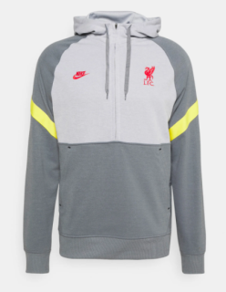 Nike Liverpool FC mikina šedá pánska