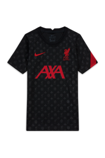 Nike Liverpool FC predzápasový dres čierny detský 2020-2021