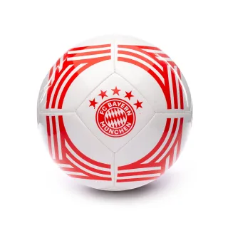 Adidas FC Bayern München Bayern Mníchov futbalová lopta bielo-červená